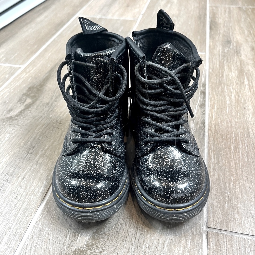 Toddler Dr. Martens 1460 Glitter Cosmo Boots Size 8